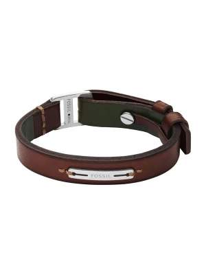 Foto van product FOSSIL Armband 'Machine' bruin / donkergroen