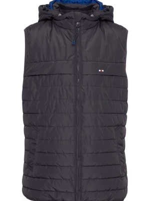 Foto van product FQ1924 Bodywarmer 'Danial' navy / grijs / bloedrood / wit