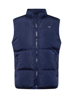 Foto van product FQ1924 Bodywarmer 'Vinncent' navy / karmijnrood / wit