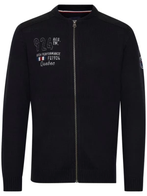 Foto van product FQ1924 Gebreid vest 'Erland' zwart / wit