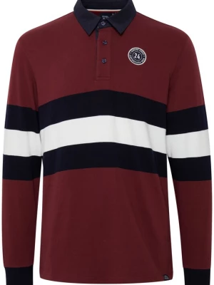 Foto van product FQ1924 Shirt 'MIKKAEL' blauw / kersrood / wit
