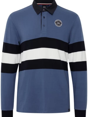 Foto van product FQ1924 Shirt 'MIKKAEL' blauw / zwart / wit