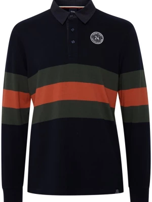 Foto van product FQ1924 Shirt 'MIKKAEL' navy / groen / oranje