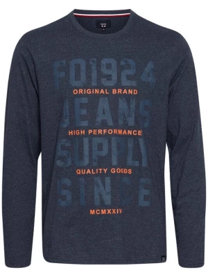Foto van product FQ1924 Shirt 'Noxan' navy / oranje