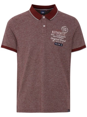 Foto van product FQ1924 Shirt 'Petri' rood gemêleerd / wit
