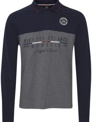 Foto van product FQ1924 Shirt 'REIDAR' navy / grijs / bordeaux / wit