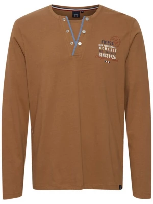 Foto van product FQ1924 Shirt 'ROLF' bruin / grijs / wit