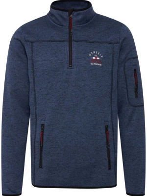 Foto van product FQ1924 Trui 'BIRK' navy / blauw gemêleerd / gemengde kleuren / zwart