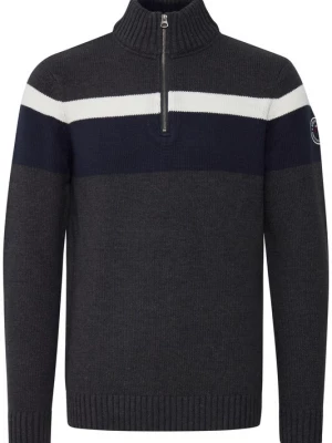 Foto van product FQ1924 Trui 'EDVIN' navy / grijs / bloedrood / wit