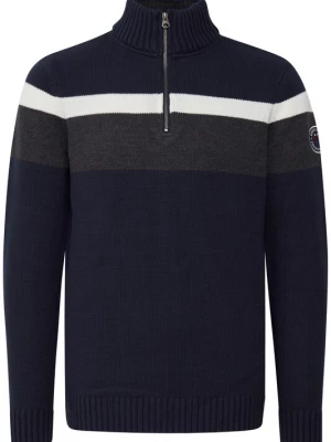 Foto van product FQ1924 Trui 'EDVIN' navy / wit