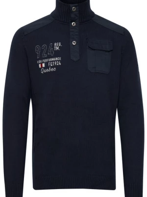 Foto van product FQ1924 Trui 'ERLONG' donkerblauw / rood / wit