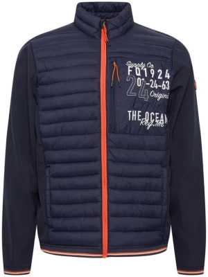 Foto van product FQ1924 Tussenjas 'Jano' navy / oranje / wit