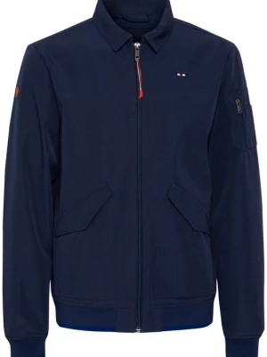 Foto van product FQ1924 Tussenjas 'Peler' navy / bruin / wit