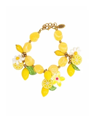 Foto van product Fräulein Wunder Armband 'Lemons' citroengeel