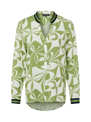 Foto van product Franco Callegari Blouse nachtblauw / olijfgroen / wit