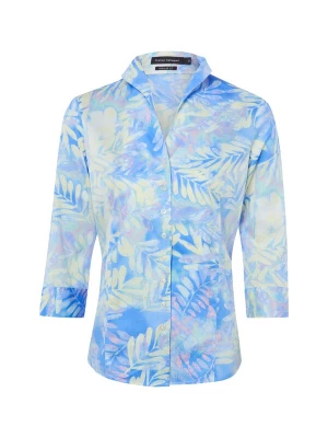 Foto van product Franco Callegari Blouse royal blue / koningsblauw / lichtgroen