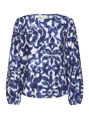 Foto van product Fransa Blouse 'ARIANA' enziaan / wit