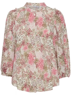 Foto van product Fransa Blouse beige / groen / rosa