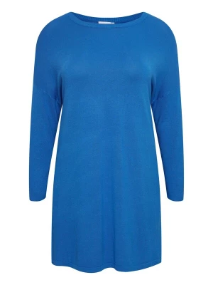 Foto van product Fransa Curve Gebreide jurk 'Blume' blauw
