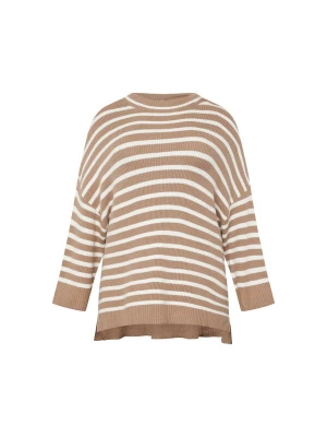 Foto van product Fransa Curve Trui sand / wit