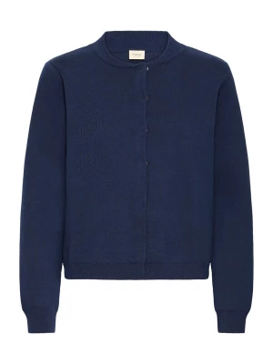 Foto van product Fransa Gebreid vest 'FRITA CAR 7' navy