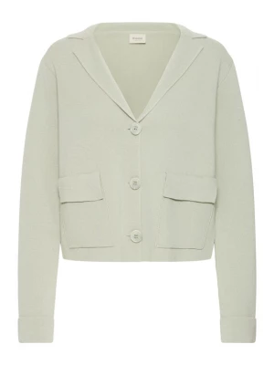 Foto van product Fransa Gebreid vest 'FRITA CAR' pastelgroen