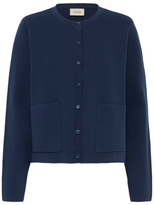 Foto van product Fransa Gebreid vest 'FRITA' navy