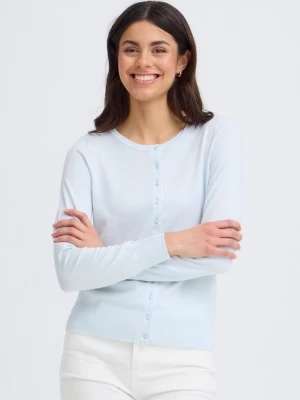 Foto van product Fransa Gebreid vest 'FRZubasic' pastelblauw