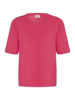 Foto van product Fransa Gebreid vest pitaja roze