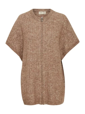 Foto van product Fransa Gebreid vest 'Sanny' bruin