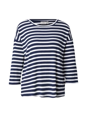 Foto van product Fransa Shirt 'FRCANO' donkerblauw / wit