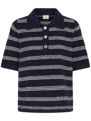 Foto van product Fransa Trui 'FRKENDRA' navy / wit