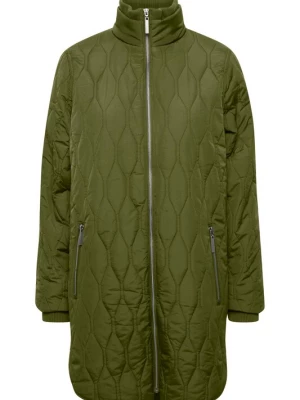 Foto van product Fransa Tussenjas 'QUILT' olijfgroen