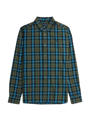 Foto van product Fred Perry Overhemd blauw gemêleerd / groen / zwart