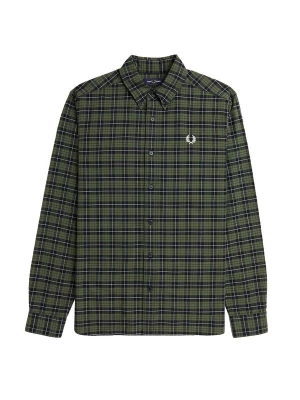 Foto van product Fred Perry Overhemd grijs / groen / zwart