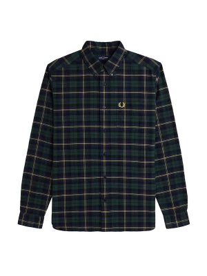 Foto van product Fred Perry Overhemd nachtblauw / grijs / petrol