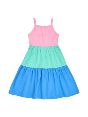 Foto van product Fred's World by GREEN COTTON Jurk turquoise / royal blue / koningsblauw / rosa