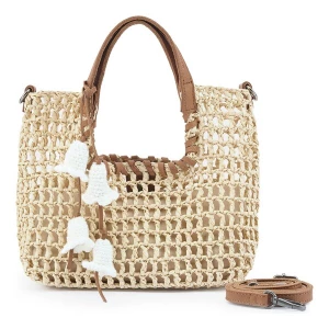 Foto van product FREDsBRUDER Handtas 'Sun Carrier' beige / crème / cognac