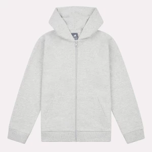 Foto van product French Terry Small Logo Full Zip Hoodie New Balance grijs
