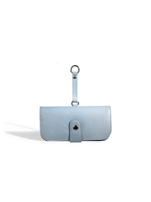 Foto van product Friedrich23 Etui 'Brillenetui - Leder' lichtblauw