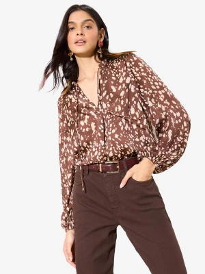 Foto van product Friends Like These Blouse bruin / wit