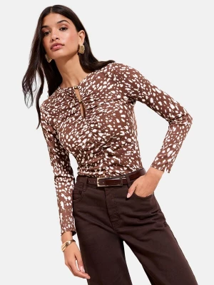 Foto van product Friends Like These Blouse chocoladebruin / wit