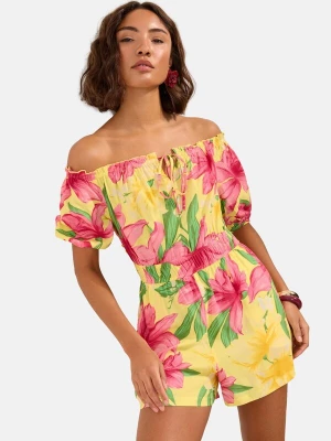 Foto van product Friends Like These Jumpsuit geel / groen / pink / donkerroze