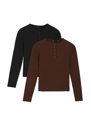 Foto van product Friends Like These Shirt chocoladebruin / zwart