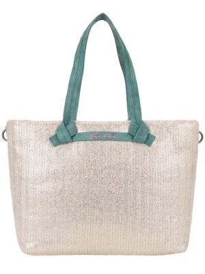 Foto van product Fritzi aus Preußen Shopper 'Limited Painted Straw' zilver