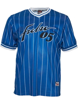 Foto van product FUBU Shirt azuur / zwart / wit