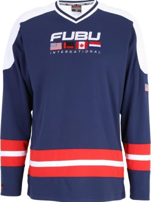 Foto van product FUBU Shirt navy / rood / zwart / wit