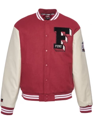 Foto van product FUBU Tussenjas beige / donkerrood / zwart