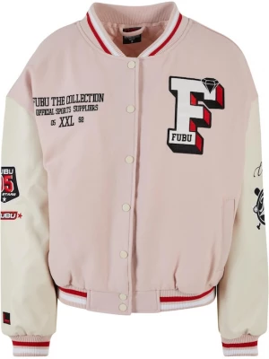 Foto van product FUBU Tussenjas crème / rosa / knalrood / zwart