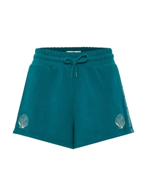 Foto van product Funky Buddha Broek smaragd / offwhite